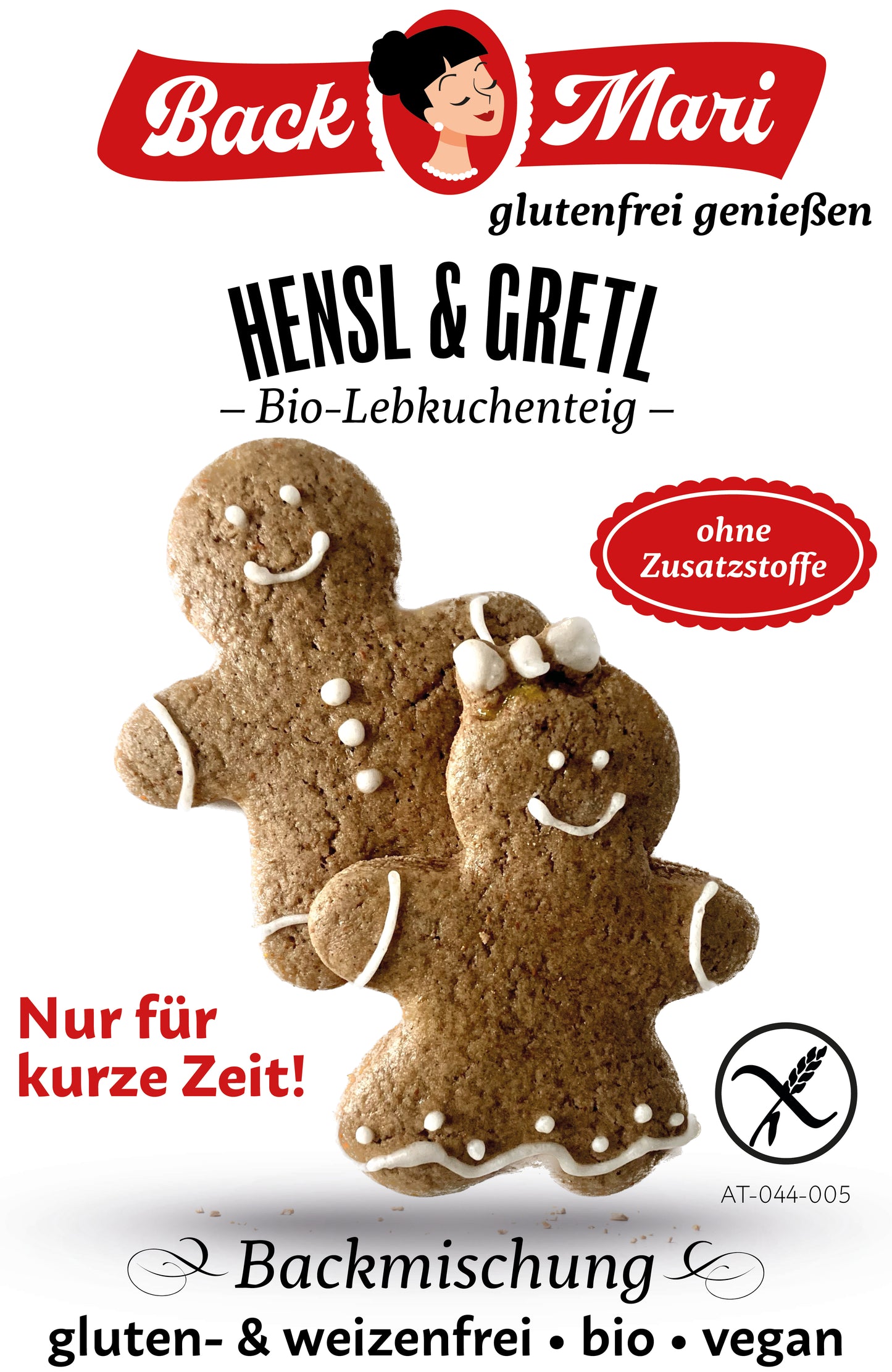 Mini-HENSL & GRETL Bio-Lebkuchenteig, 4x350g