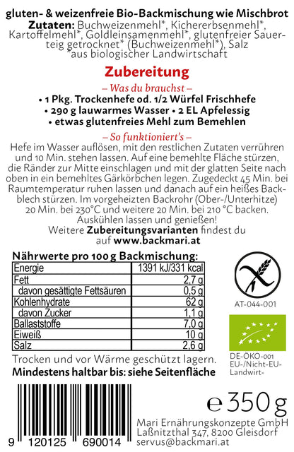 Backmari's - GENUSSPAKET, 16x350 g
