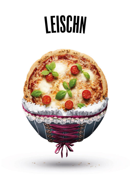 Backmari LEISCHN - glutenfreie Bio Pizzateig Backmischung, 4x700g