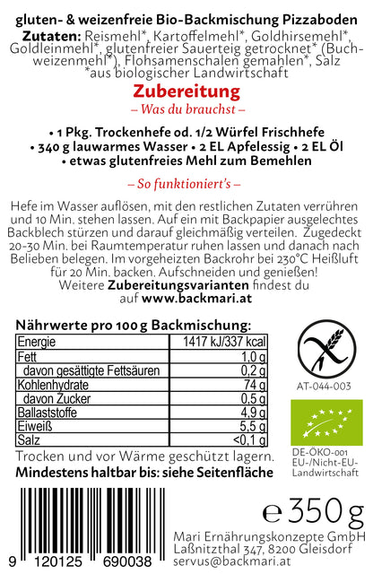 LEISCHN Pizzateig, 8x350g