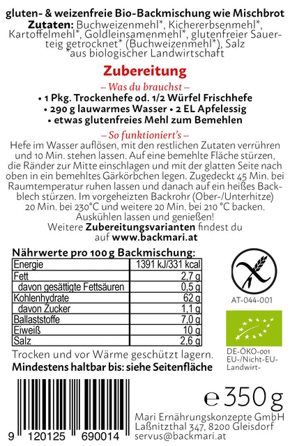 Backmari's gemischte Partie, 8x350 g